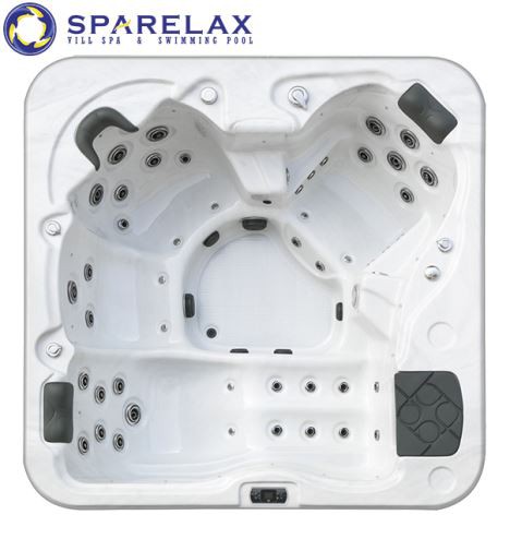 স্কয়ার বাথটব কর্নার ঘূর্ণি আলো দিয়ে